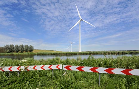 Riesjard Schropp: windenergie landschap Almere